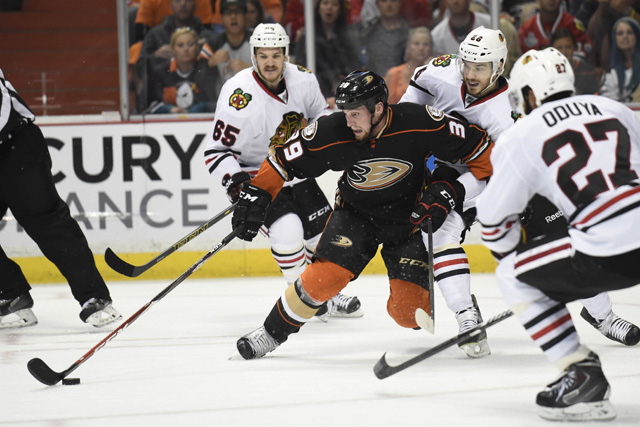 The Ducks host the Blackhawks with a trip to the Cup Final on the line. (USATSI)