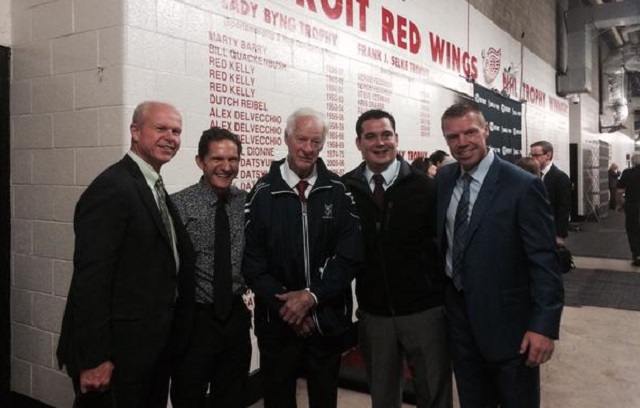 Gordie Howe was back in Hockeytown, much to the delight of everyone in attendance. (Detroit Red Wings)