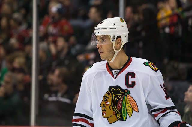Chicago Blackhawks captain Jonathan Toews is turning into a fighter. (USATSI)