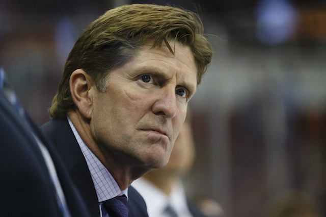 Mike Babcock makes his return to Detroit on Friday night. (USATSI)