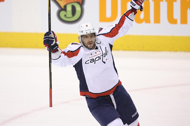 Alex Ovechkin returns for the Washington Capitals on Thursday night. (USATSI)