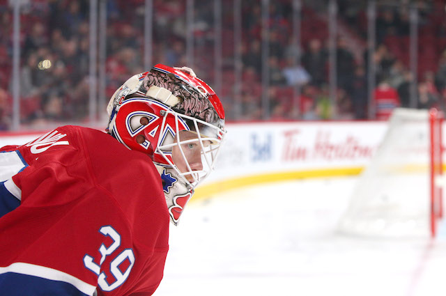 Mike Condon is back in net for the Montreal Canadiens. (USATSI)