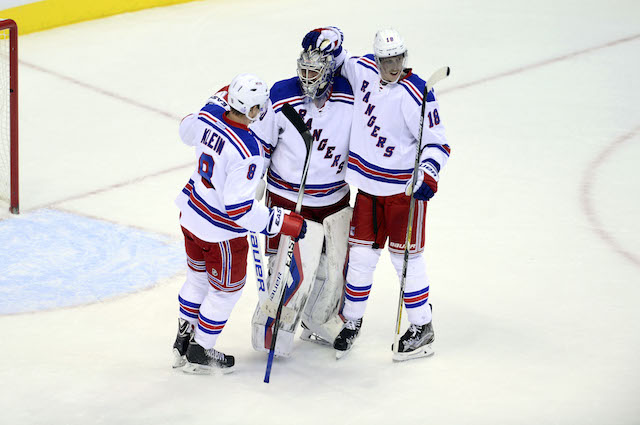 The New York Rangers have won nine games in a row. (USATSI)