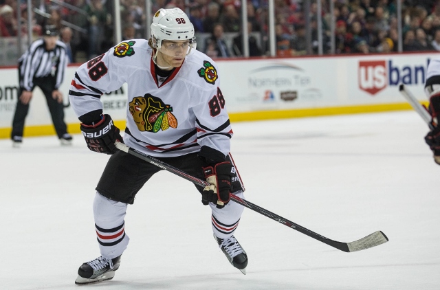 Evidence in the Patrick Kane investigation will be heard by a grand jury, per reports. (USATSI)