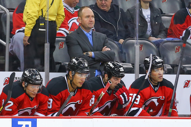 Peter DeBoer could be the new coach of the San Jose Sharks this week. (USATSI)