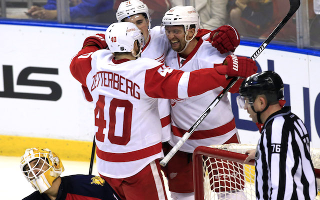 The Detroit Red Wings rallied for a big win on Saturday night against the Florida Panthers. (USATSI)