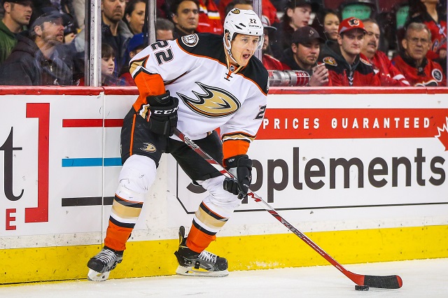 Anaheim Ducks forward Shawn Horcoff has been suspended 20 games. (USATSI)