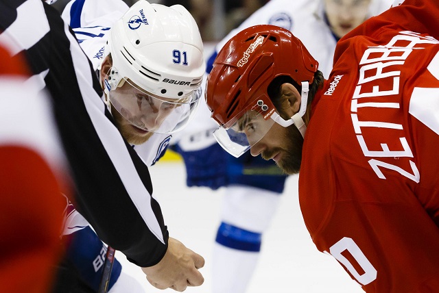 The Red Wings and Lightning will square off for the first time since last postseason. (USATSI)