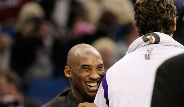 Kobe sounds confident that Pau will be back. (USATSI)