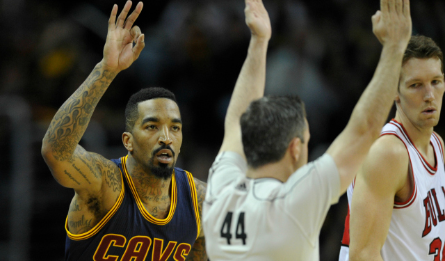 J.R. Smith is enjoying himself.  (USATSI)