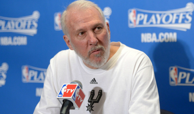 Gregg Popovich isn't pleased.  (USATSI)