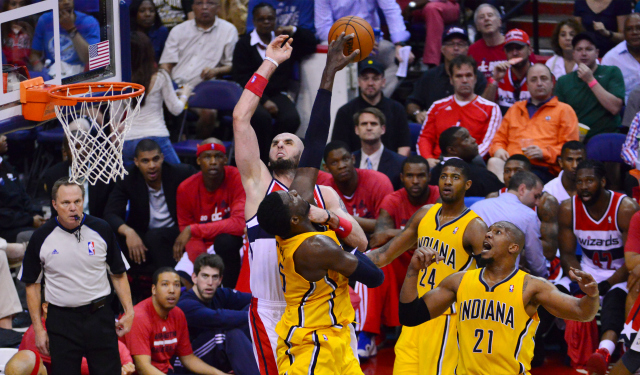 Roy Hibbert was a game-changer on Sunday, and a courtside fan changed things for him.