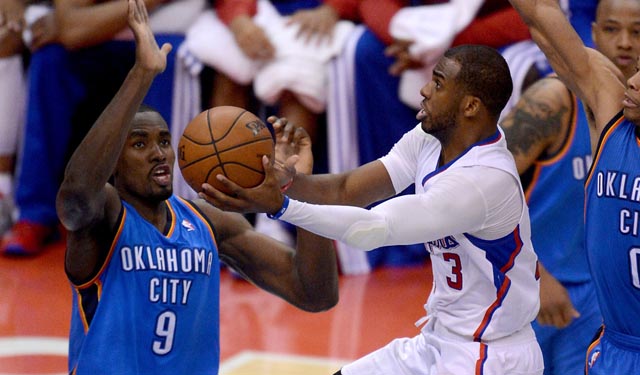 Ibaka still hasn't practiced with the Thunder. (USATSI)