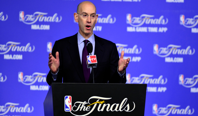 Adam Silver has no moral issue with sports betting.  (USATSI)