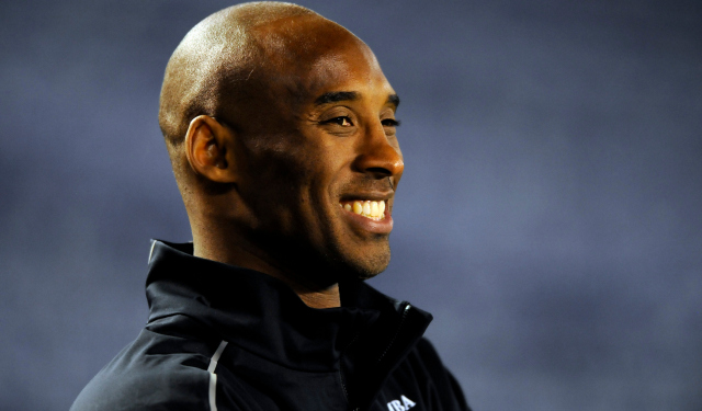 Kobe Bryant on the field before a Team USA soccer match. (USATSI)