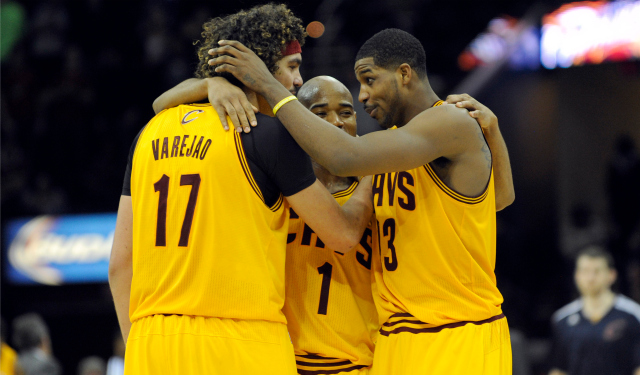 Anderson Varejao or Tristan Thompson will start at center in Cleveland. (USATSI)