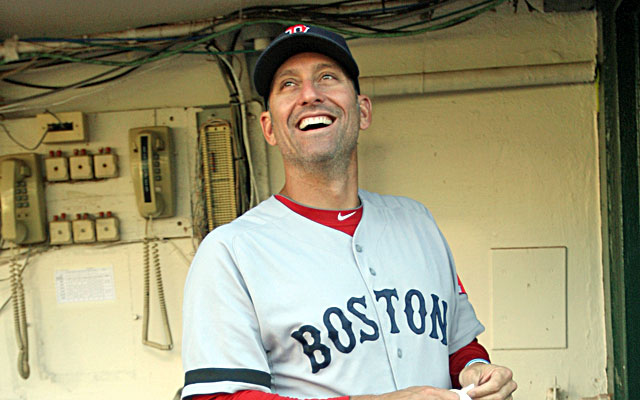 Torey Lovullo could be a serious managerial candidate for the Cubs -- if he's allowed to interview. (Getty)