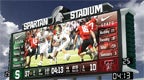 Michigan State scoreboard