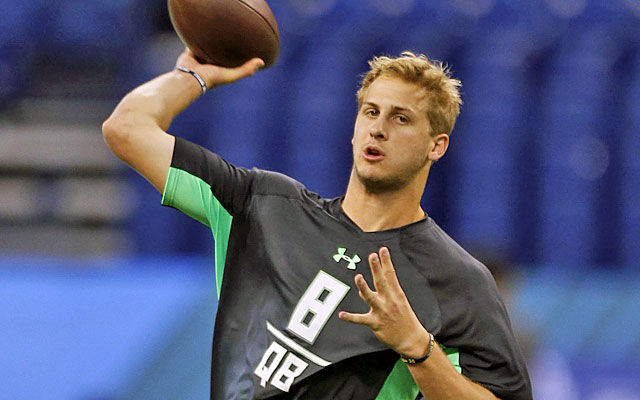 Nfl Draft With Bigger Hands Jared Goff Dazzles Scouts At Cals Pro Day 