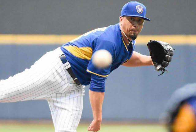 The Brewers aren’t quite sure when Kyle Lohse will be able to do this again. (USATSI)