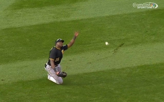Gregory Polanco tripped and let the walk-off hit fall on Friday.
