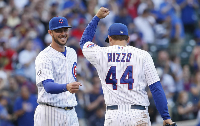 Kris Bryant and Anthony Rizzo combined for a .571 OBP this week.