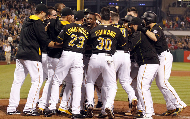 The Pirates walk-off on the Cardinals again on Sunday.