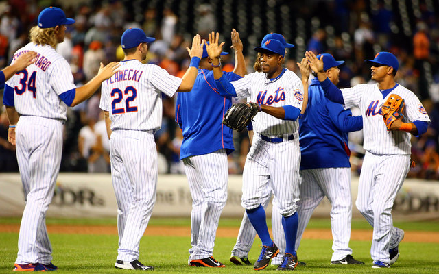 The Mets rallied from behind to win for the eighth time in their last 10 games Monday.