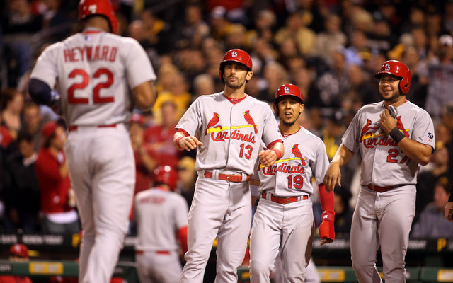 Jason Heyward and the Cardinals are the NL Central champs.