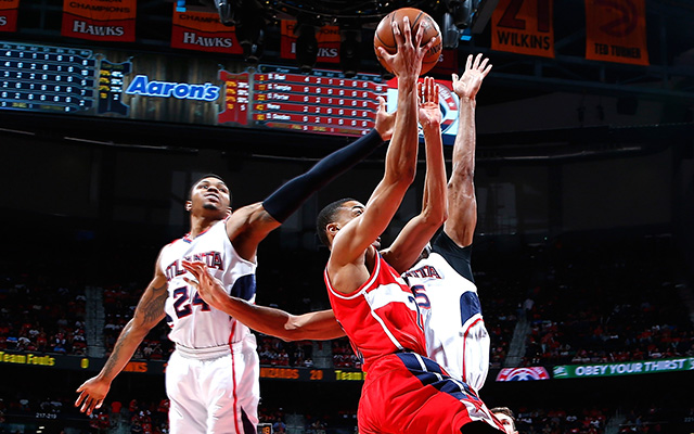 Al Horford helped stymie the Wizards in Game 2. (Getty)