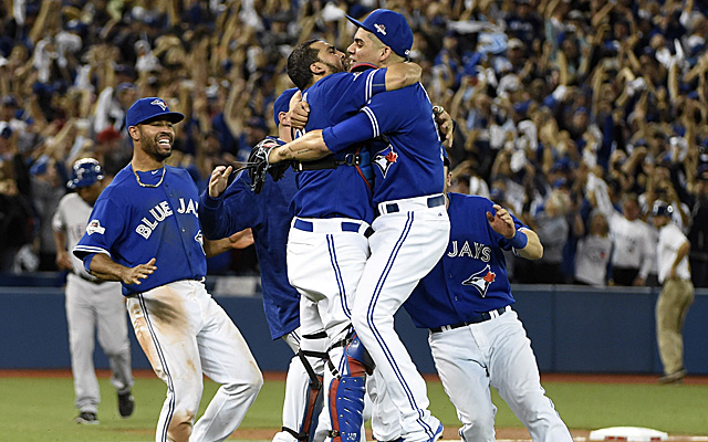 The Blue Jays are going to the ALCS for the first time since 1993.