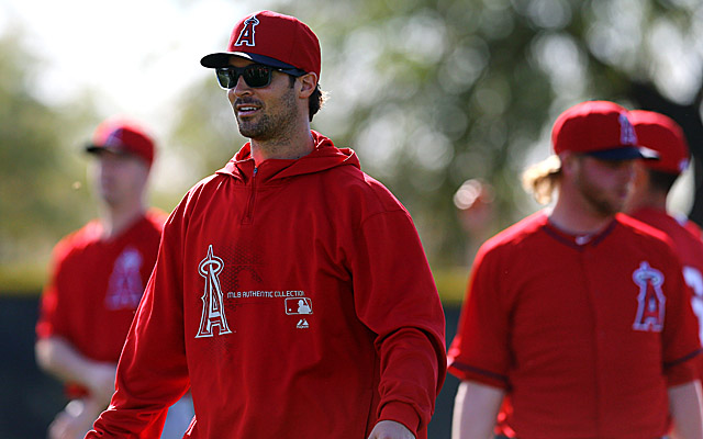 C.J. Wilson took a shot to the head Tuesday during batting practice.