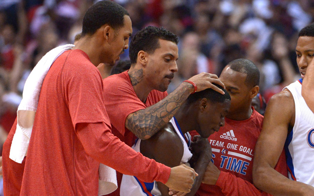 The Clippers came together to even their series with the Thunder in Game 4. (USATSI)