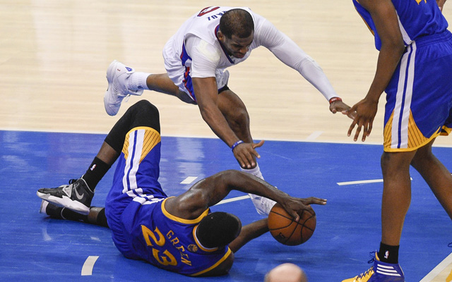 The Clippers and Warriors got into it even after Game 7. (USATSI)