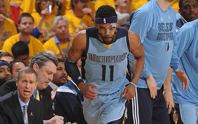 Mike Conley put the grit in Grit Grind Tuesday.  (Getty)