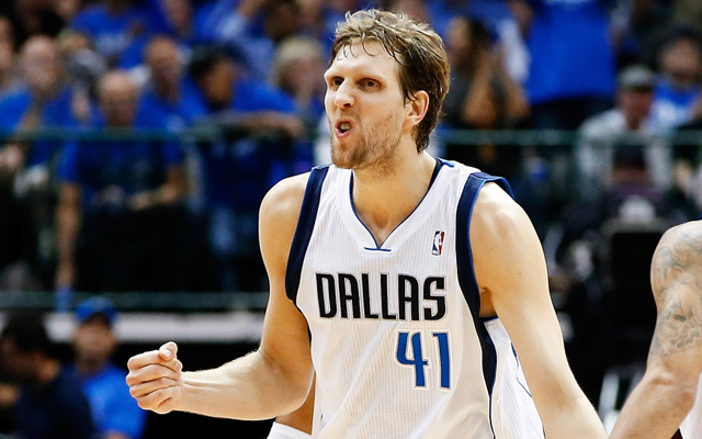 Dirk Nowitzki thinks he's sticking with Dallas. (USATSI)