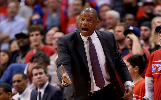 Doc Rivers is upset with his team's heart. (Getty)