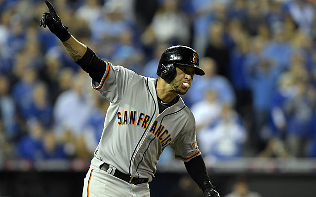 Gregor Blanco becomes 19th with leadoff homer in World Series