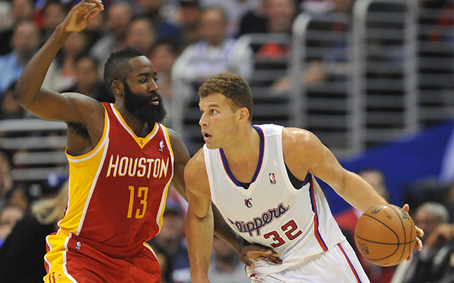 James Harden is Blake Griffin's MVP pick.  (USATSI)