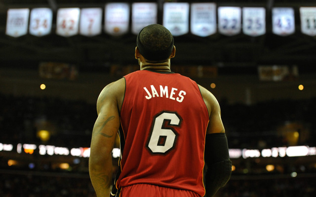 LeBron James tops the jersey sales this season. (USATSI)