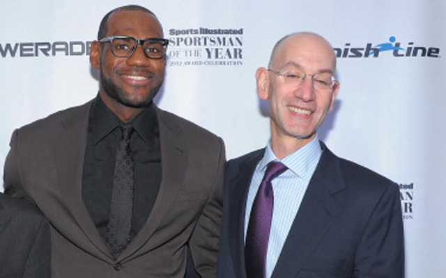 Can LeBron James and Adam Silver avoid a lockout? (USATSI)