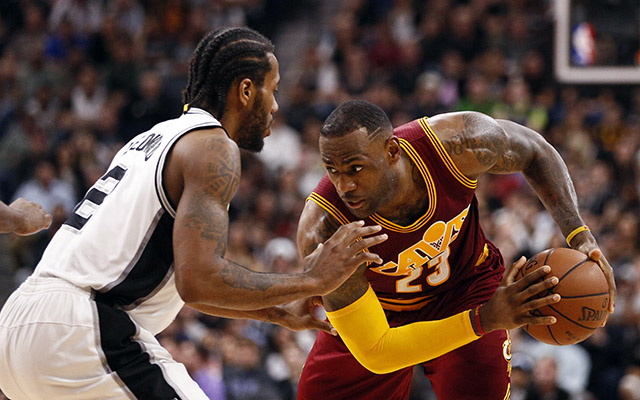 Kawhi Leonard and the Spurs wore down LeBron James Thursday. (USATSI)