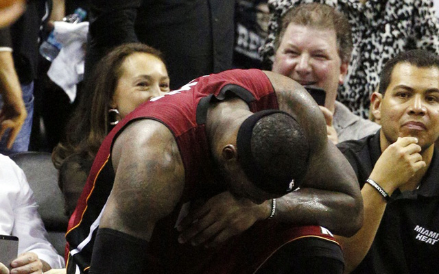For LeBron, the struggle in Game 1 was real. (USATSI)