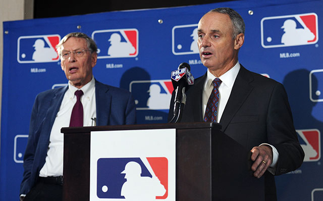 Rob Manfred says he's ready to approach legalized gambling in a different way than his predecessors. (USATI)