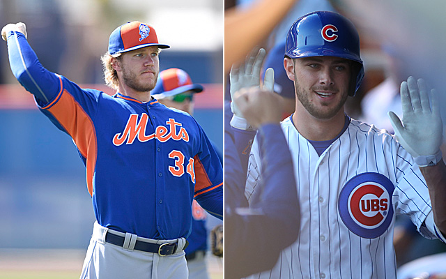Noah Syndergaard makes his MLB debut against fellow rookie Kris Bryant and the Cubs. 