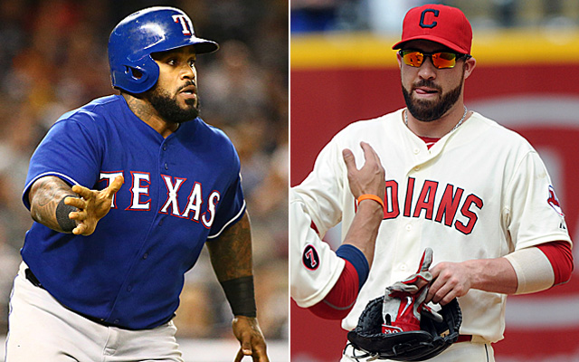 Prince Fielder's Rangers and Jason Kipnis' Indians are both red hot.