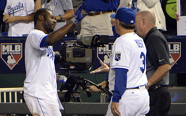 Lorenzo Cain's walk-off winner on Wednesday set the Royals up nicely. 