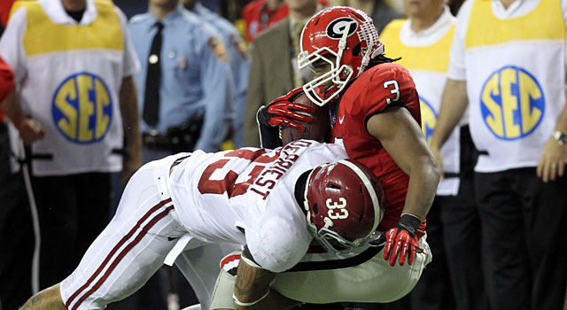 Todd Gurley and Trey DePriest might meet in the SEC Championship. (USATSI)