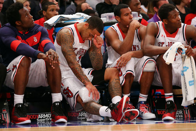 St. John's NCAA tournament hopes took a major hit on Tuesday night. (USATSI)
