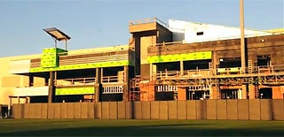 Tennessee new facility, MMA cage (YouTube)